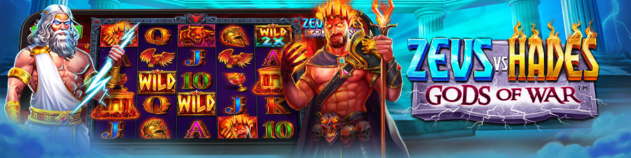 Zeus vs Hades – Gods of War banner